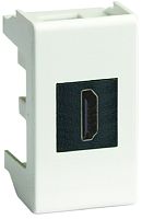 Розетка HDMI для кабель-канала DKC Viva 1-м. 1 мод. белый картинка